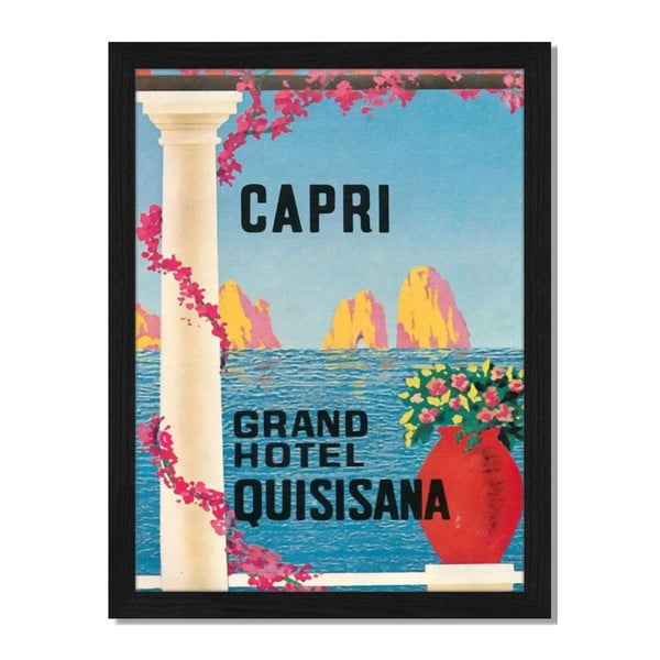 Obraz v ráme Liv Corday Provence Capri Hotel, 30 x 40 cm