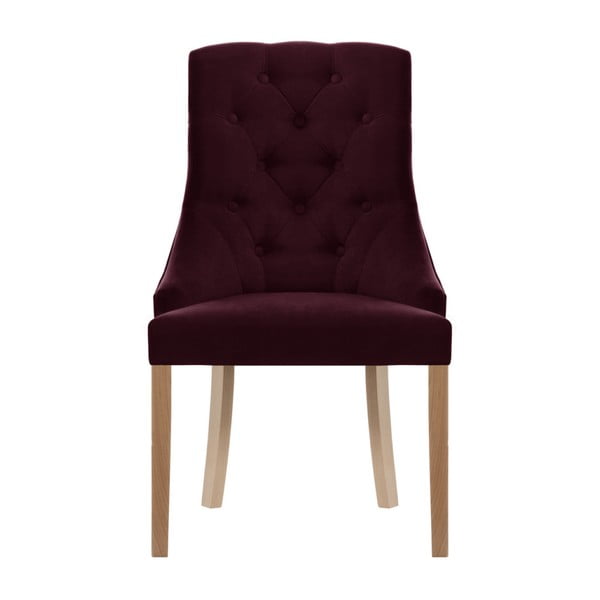 Tmavočervená stolička Jalouse Maison Chiara