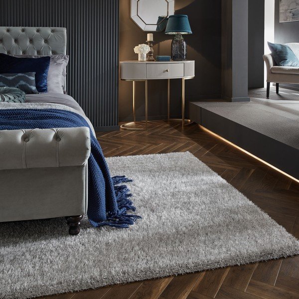 Sivý koberec z recyklovaných vlákien 160x230 cm Velvet – Flair Rugs-image-1