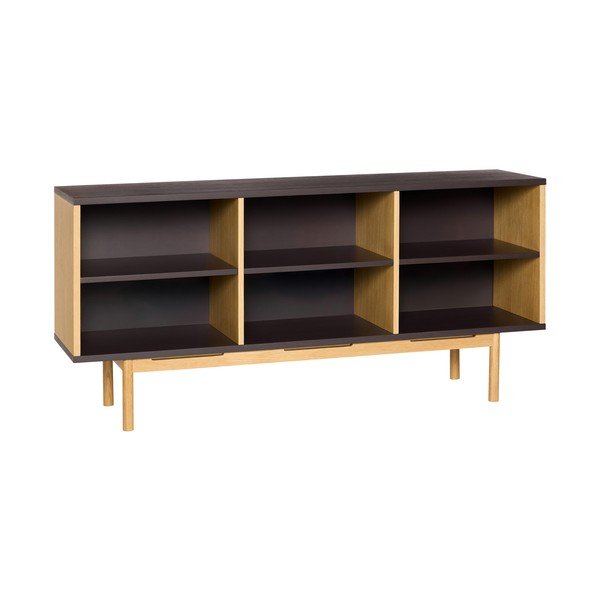 Hnedá komoda v dekore duba 140x65x35 cm Dual – Hübsch