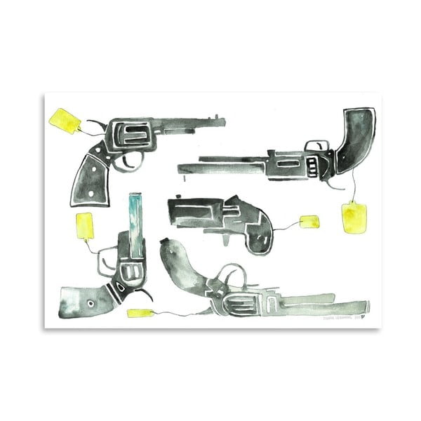 Plagát Pistols, 30x42 cm