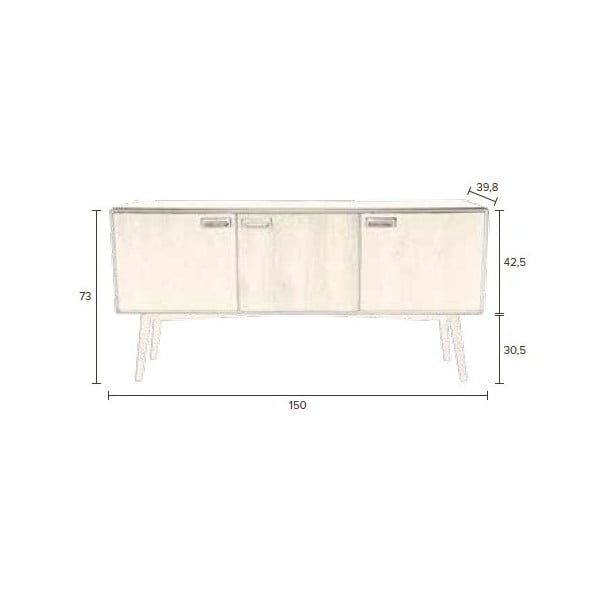 Vyššia komoda Dutchbone Juju-image-2