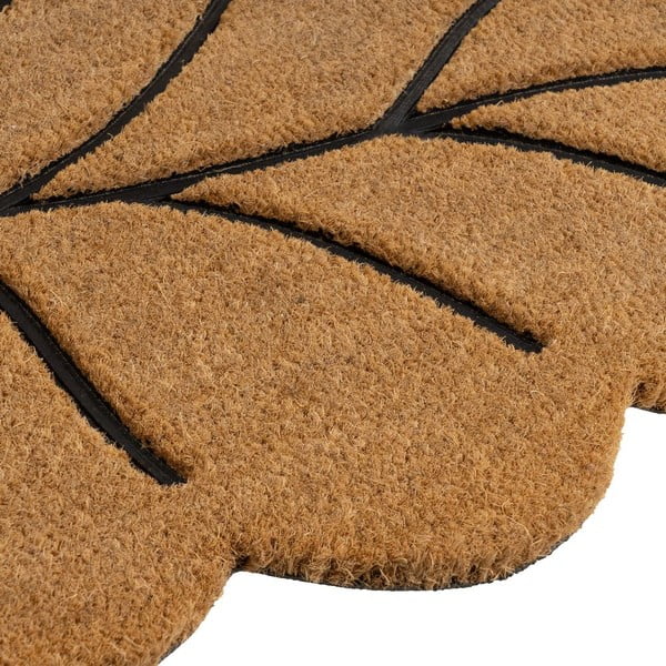 Rohožka z kokosového vlákna 45x75 cm Leaf – Casa Selección-image-2