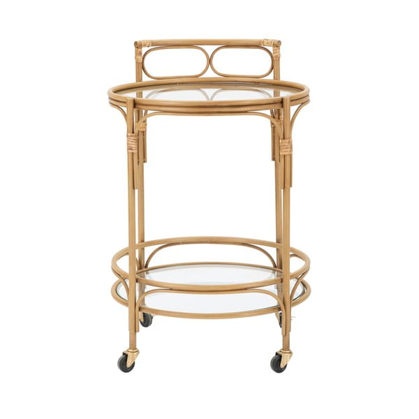 Kovový servírovací stolík na kolieskach ø 51 cm Panama - Mauro Ferretti-image-2