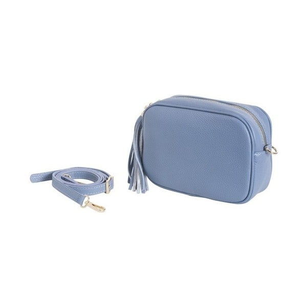 Modrá kabelka / listová kabelka z pravej kože Andrea Cardone Pezzo