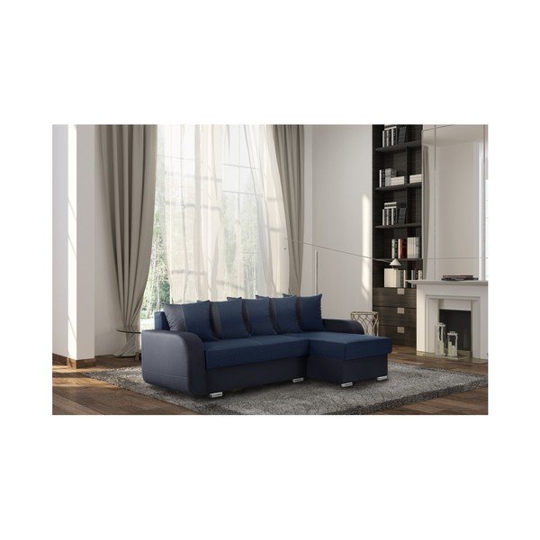 Tmavomodrá sedačka Interieur De Famille Paris Destin, pravý roh-image-2