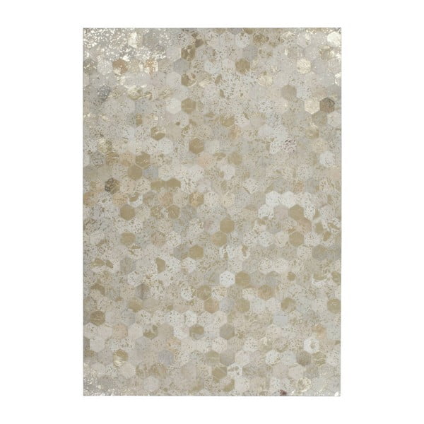 Ručne tkaný koberec Kayoom Dazzle 200 Elfenbein Gold, 120 × 170 cm