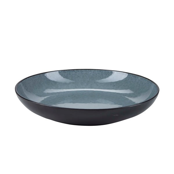 Sivý kameninový tanier Bahne & CO Birch, ø 23,5 cm
