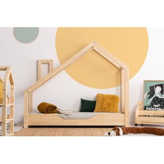 Domčeková posteľ z borovicového dreva Adeko Luna Bek, 90 x 200 cm