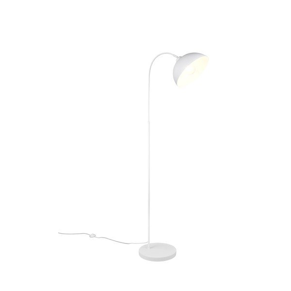 Biela stojacia lampa s kovovým tienidlom (výška 170 cm) Sierra – Reality-image-4
