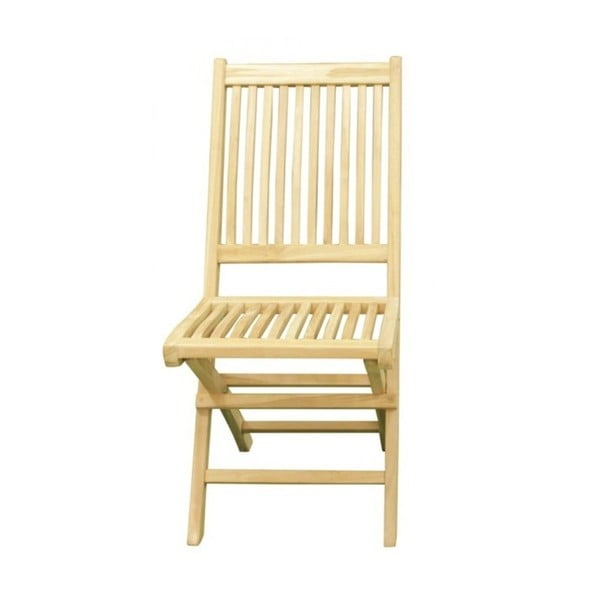 Záhradná skladacia stolička z teakového dreva Phoe
