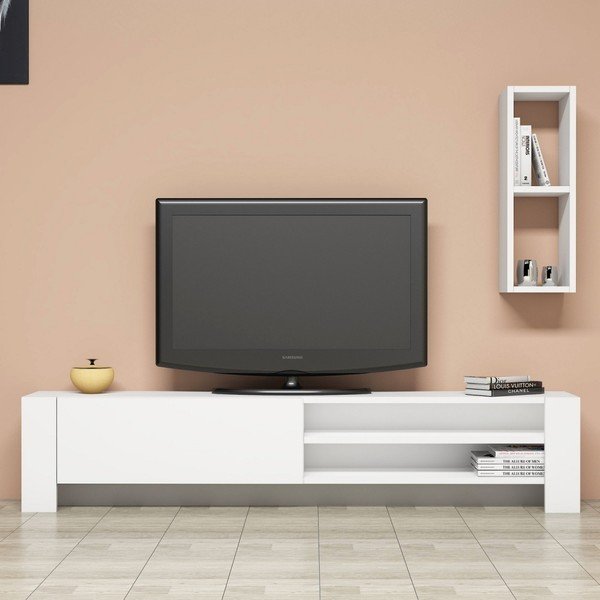 Biely TV stolík Naz-image-1