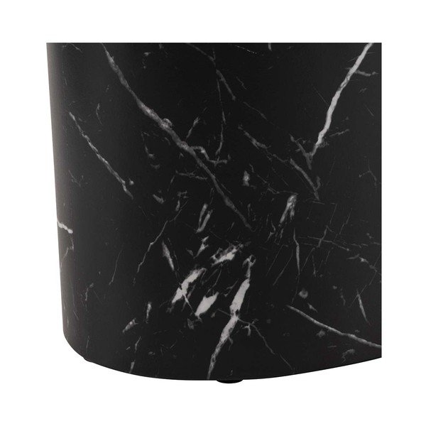 Čierne konferenčné stolíky v súprave 2 ks v dekore mramoru 48x33 cm Mice - Actona-image-1