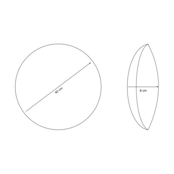 Dekoračný vankúš s baránkom ø 40 cm Sherpa – Casa Selección-image-2