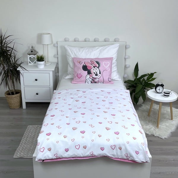 Bavlnené detské obliečky do postieľky 100x135 cm Minnie – Jerry Fabrics-image-2