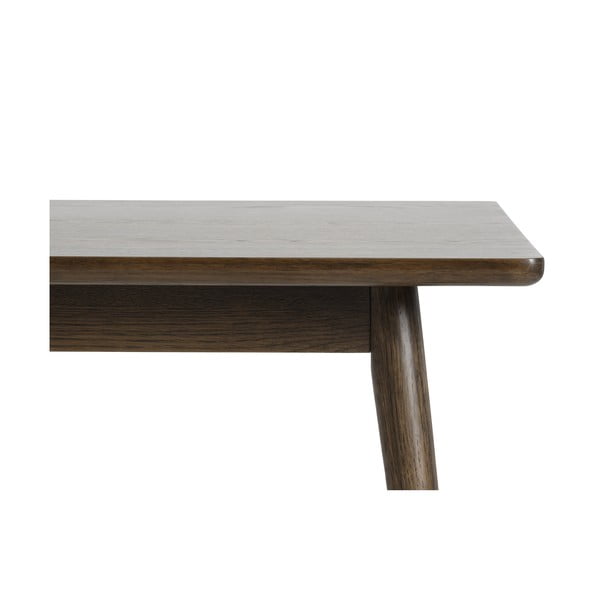 Hnedý rozkladací jedálenský stôl s doskou v dubovom dekore 190x90 cm Barrali – Unique Furniture-image-4