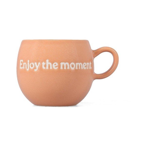 Ružový kameninový hrnček 420 ml Muggies – Salt&Pepper