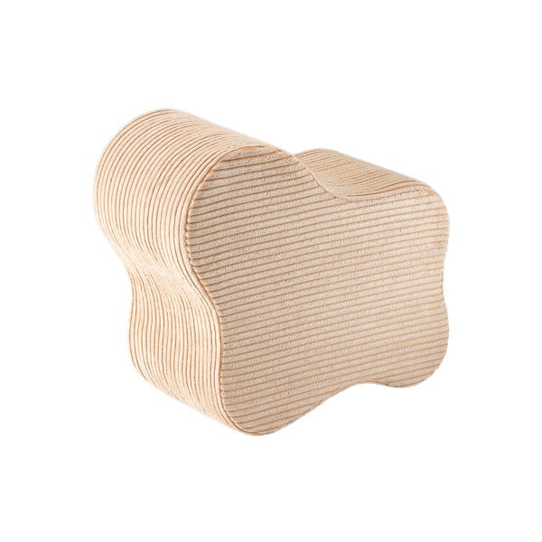 Svetlohnedý menčestrový detský puf Cloud – Wigiwama-image-2