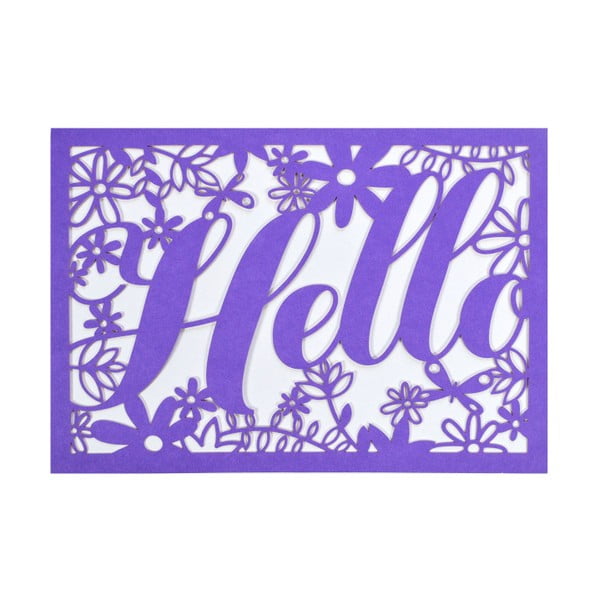 Sada 10 komplimentiek s obálkami Portico Designs FOIL Floral Hello