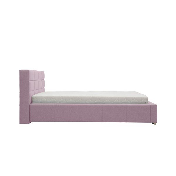 Svetloružová dvojlôžková posteľ Mazzini Beds Reve, 140 × 200 cm-image-1