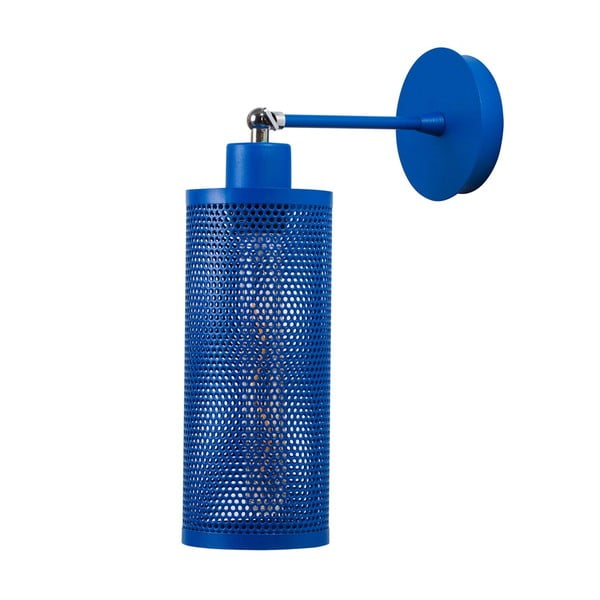 Modrá nástenná lampa Shade Wall