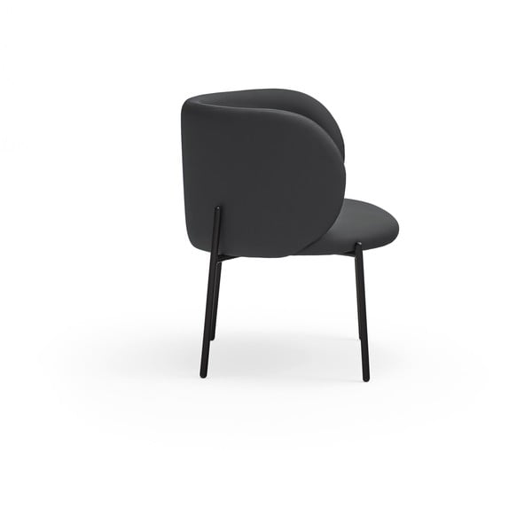 Čierne kreslo z imitácie kože Mogi - Teulat-image-4