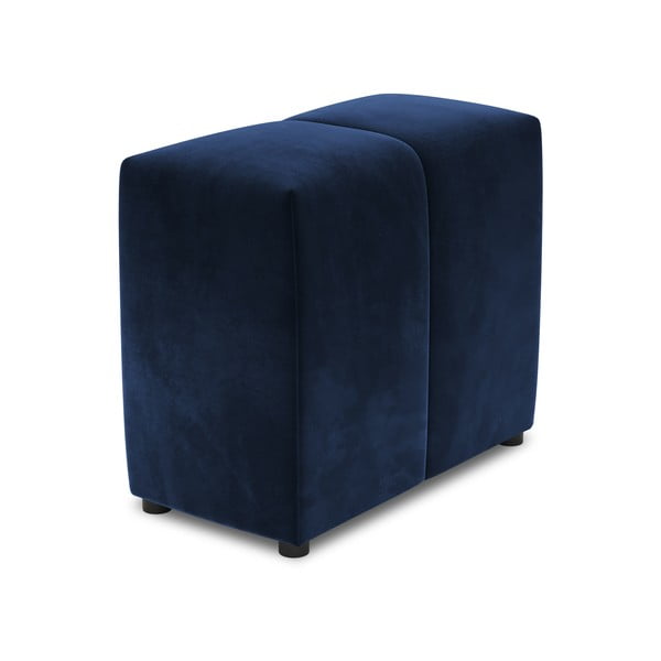 Modrá zamatová opierka k modulárnej pohovke Rome Velvet - Cosmopolitan Design