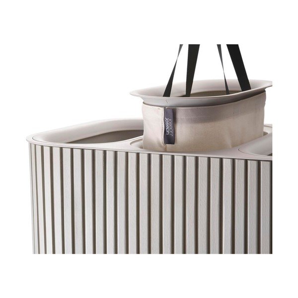 Béžový bambusový kôš na bielizeň 3x30 l Tota Trio Luxe – Joseph Joseph-image-4