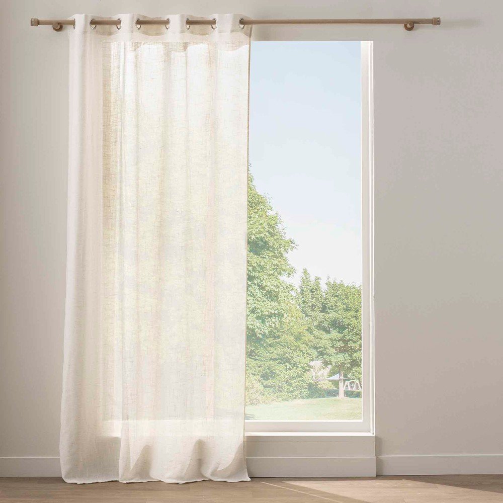 E-shop Krémovobiely záves 140x240 cm Yoko – douceur d'intérieur
