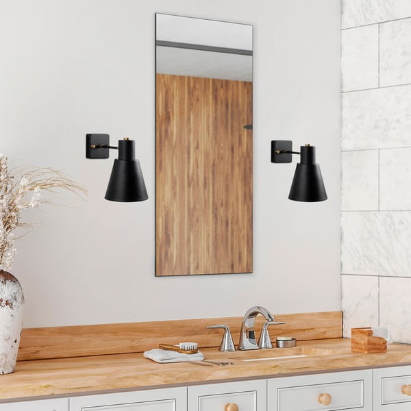 Nástenné svietidlo v čiernej a zlatej farbe ø 14 cm Funnel – Opviq lights-image-1