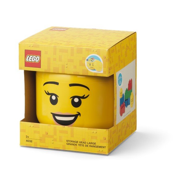 Plastový detský úložný box Head - LEGO®-image-2