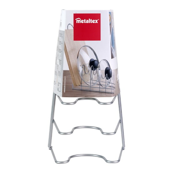 Kovový stojan na panvice Metaltex Lido-image-4