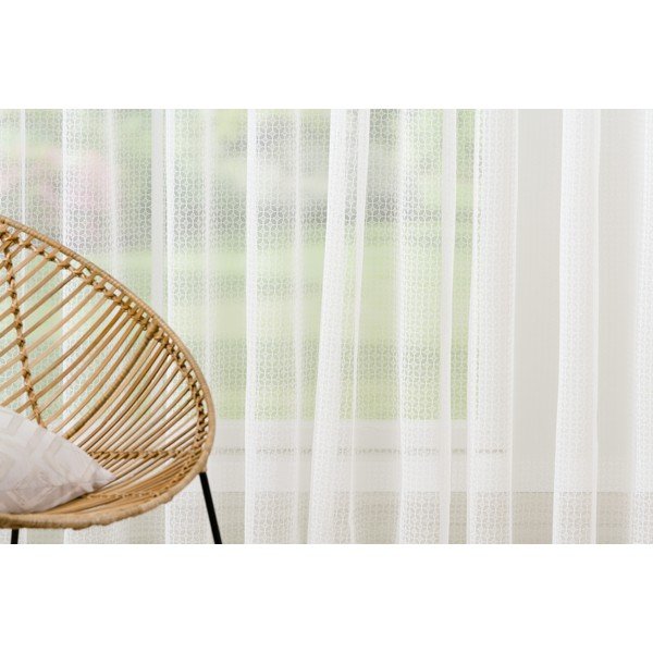 Biela záclona 400x260 cm Agra – Mendola Fabrics-image-2