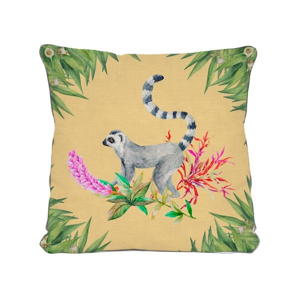Vankúš Madre Selva Lemur, 45 x 45 cm