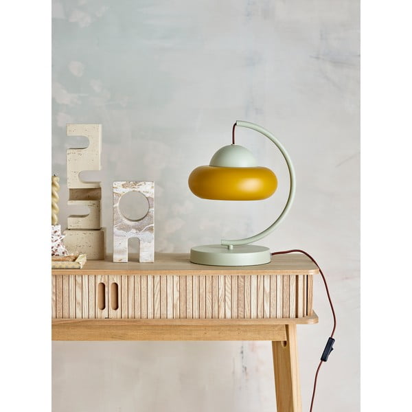 Okrovožltá/krémová stolová lampa (výška 34,5 cm) Bubble – Bloomingville-image-1