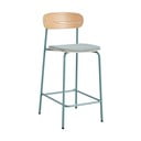 Barové stoličky v súprave 2 ks v modro-prírodnej farbe (výška sedadla 66 cm) Adriana – Marckeric