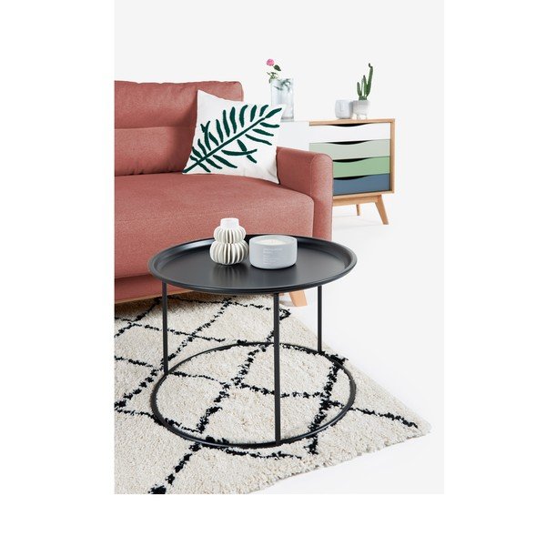 Ružová rozkladacia pohovka Bonami Selection Pop-image-1