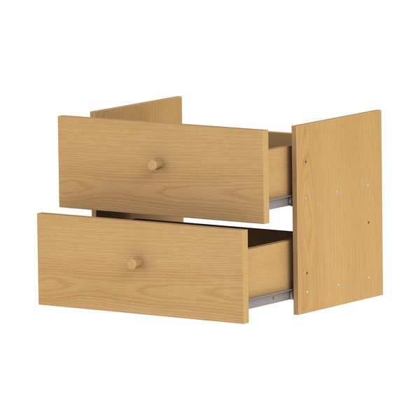 Komponent - zásuvky v dekore duba v prírodnej farbe 43x33 cm Z – Tenzo-image-3