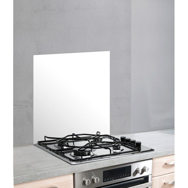 Biely sklenený kryt na stenu pri sporáku Wenko, 70 × 60 cm-image-2