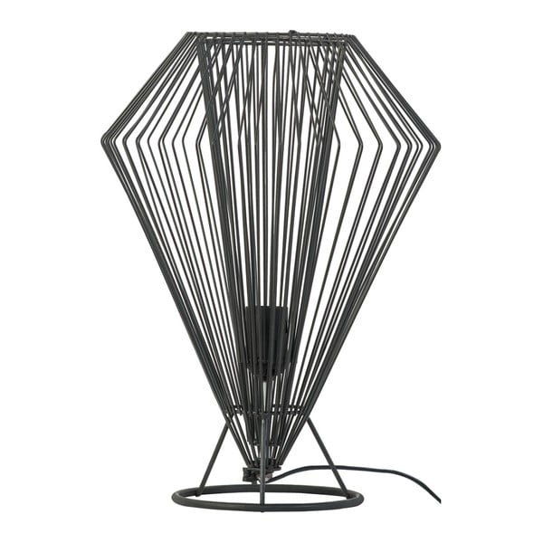 Čierna stolová lampa Vox Cesto, ⌀ 31 cm