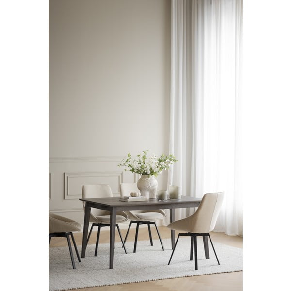 Rozkladací jedálenský stôl z dubového dreva 140x90 cm Filippa - Rowico-image-1