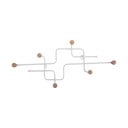 Biely kovový nástenný vešiak 60,5 cm Metro – PT LIVING