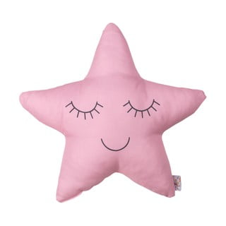 Detský vankúšik s prímesou bavlny v ružovej farbe Mike & Co. NEW YORK Pillow Toy Star, 35 x 35 cm