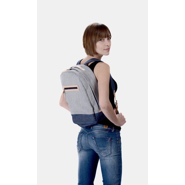 Batoh Popular Backpack Denim-image-1