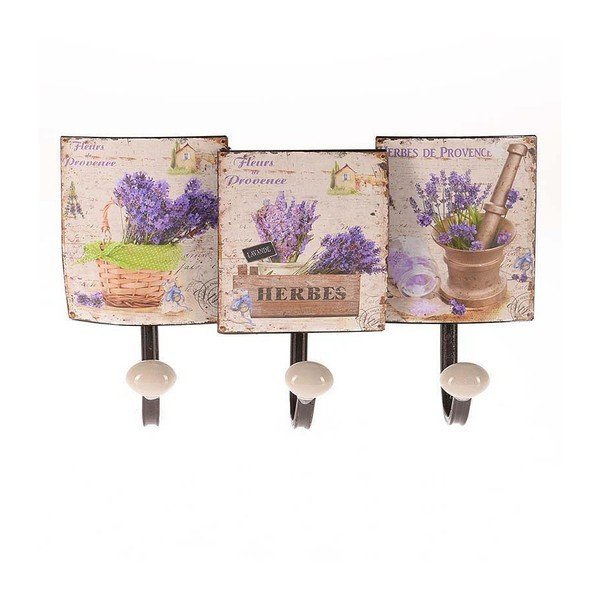 Háčiky na stenu Lavender Hook
