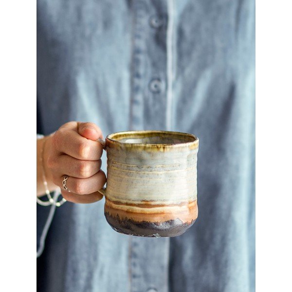 Hrnčeky v súprave 4 ks z kameniny 380 ml Deana – Bloomingville-image-1