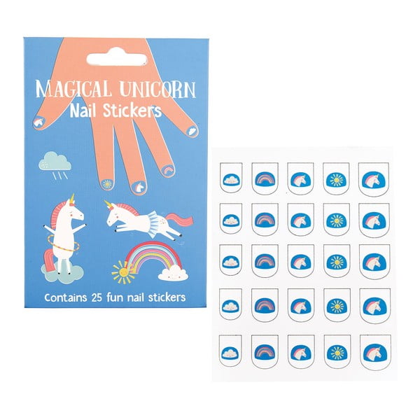 Kreatívna súprava Magical Unicorn – Nail stickers – Rex London