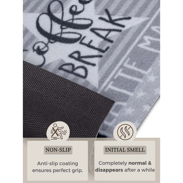 Sivý koberec behúň 50x150 cm Its Time for Espresso – Hanse Home-image-4