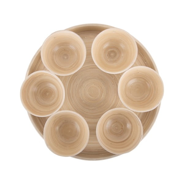 Biela bambusová servírovacia súprava ø 32 cm Puro – PT LIVING-image-2