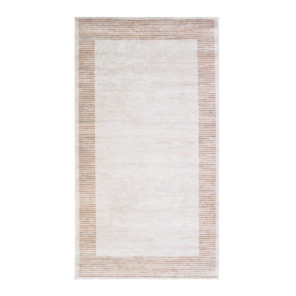 Hnedo-béžový koberec Vitaus Hali Ruto, 80 × 150 cm
